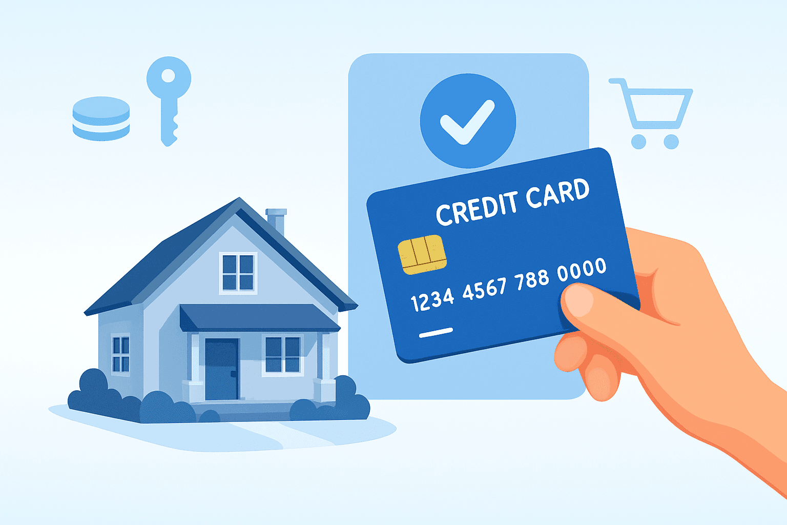 Buy a Home with credit card and earn rewards